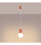 Pendant lamps spheres - Sollux HALO 1 peach pendant lamp SL.1754 - product 3