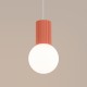 Sollux Lampa wisząca HALO 1 brzoskwiniowa SL.1754