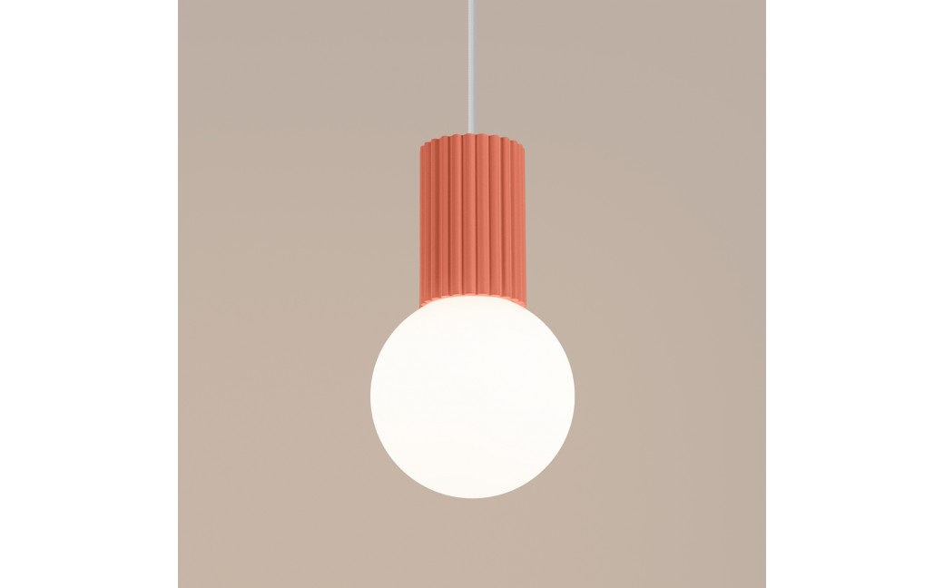Sollux Lampa wisząca HALO 1 brzoskwiniowa SL.1754
