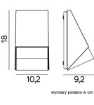 Outdoor wall lamps - SU-MA OLI wall lamp M1503 - product 2