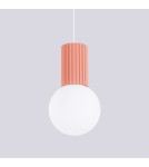 Pendant lamps spheres - Sollux HALO 1 peach pendant lamp SL.1754 - product 5