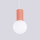 Sollux Lampa wisząca HALO 1 brzoskwiniowa SL.1754