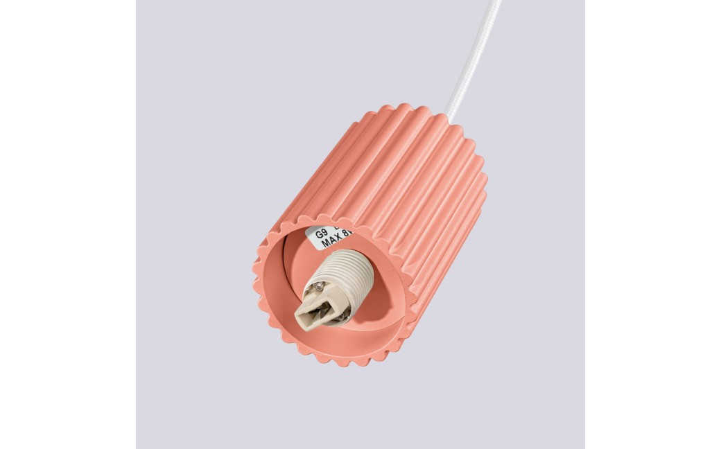 Sollux Lampa wisząca HALO 1 brzoskwiniowa SL.1754