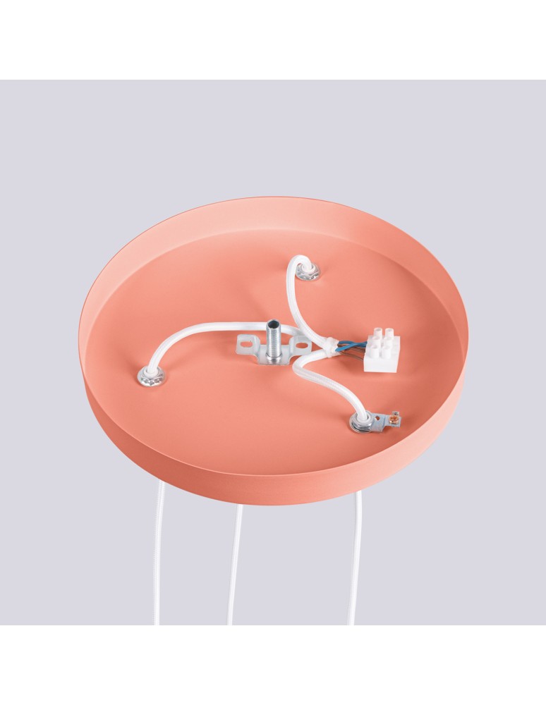 Pendant lamps spheres - Sollux HALO 3P peach pendant lamp SL.1755 - product kolory-swiatla.pl 8