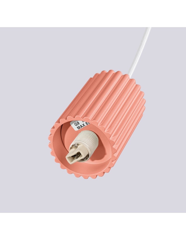 Pendant lamps spheres - Sollux HALO 3P peach pendant lamp SL.1755 - product kolory-swiatla.pl 9