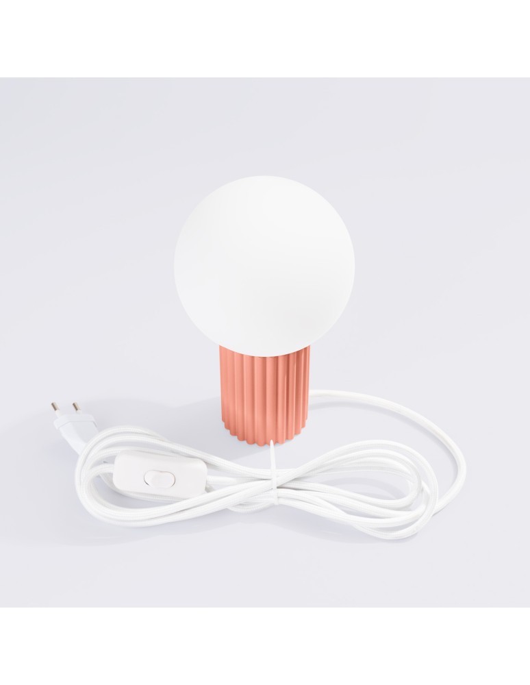 Decorative table lamps - Sollux HALO peach desk lamp SL.1756 - product kolory-swiatla.pl 5