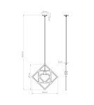 Wooden pendant lamps - Sollux CARO pendant lamp SL.1757 - product 10