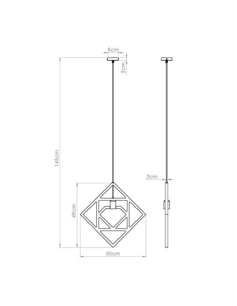 Wooden pendant lamps - Sollux CARO pendant lamp SL.1757 - product kolory-swiatla.pl 10