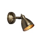 Loft wall lamps - industrial - Markslojd FJÄLLBACKA 1L Antique 104048 Wall lamp. - product 1