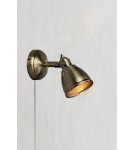 Loft wall lamps - industrial - Markslojd FJÄLLBACKA 1L Antique 104048 Wall lamp. - product 3