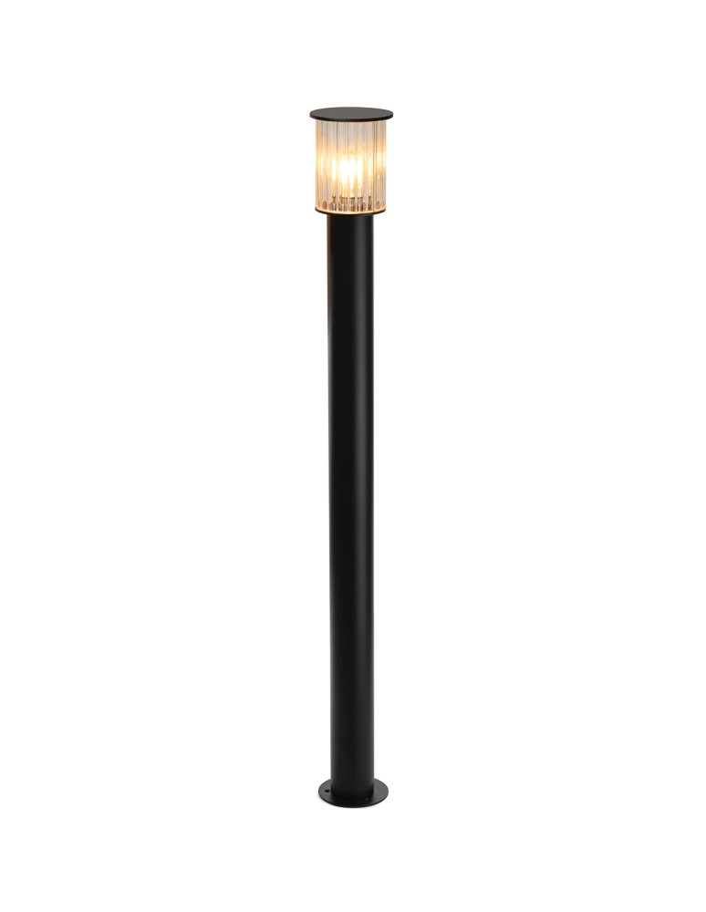 Argon NORFOLK 8750 lampa ogrodowa stojąca 1 pł., duża, czarny + transparentny E27 (nie zawiera źródła światła) / 230V al