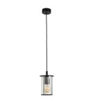 Outdoor pendant lamps - Argon NORFOLK 8751 garden pendant lamp 1 fl., black + transparent E27 (light source not included) / 230V aluminum - product 2