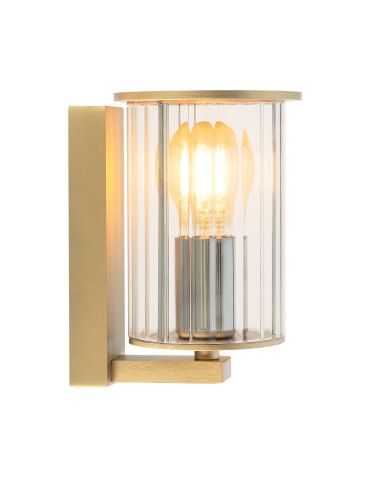 Argon NORFOLK 8752 1-light garden wall lamp, gold + transparent E27 (light source not included) / 230V lacquered aluminum - product 2