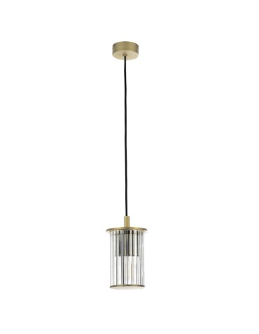 Argon NORFOLK 8755 lampa wisząca ogrodowa 1 pł., złoty + transparentny E27 (nie zawiera źródła światła) / 230V aluminium - produkt 2