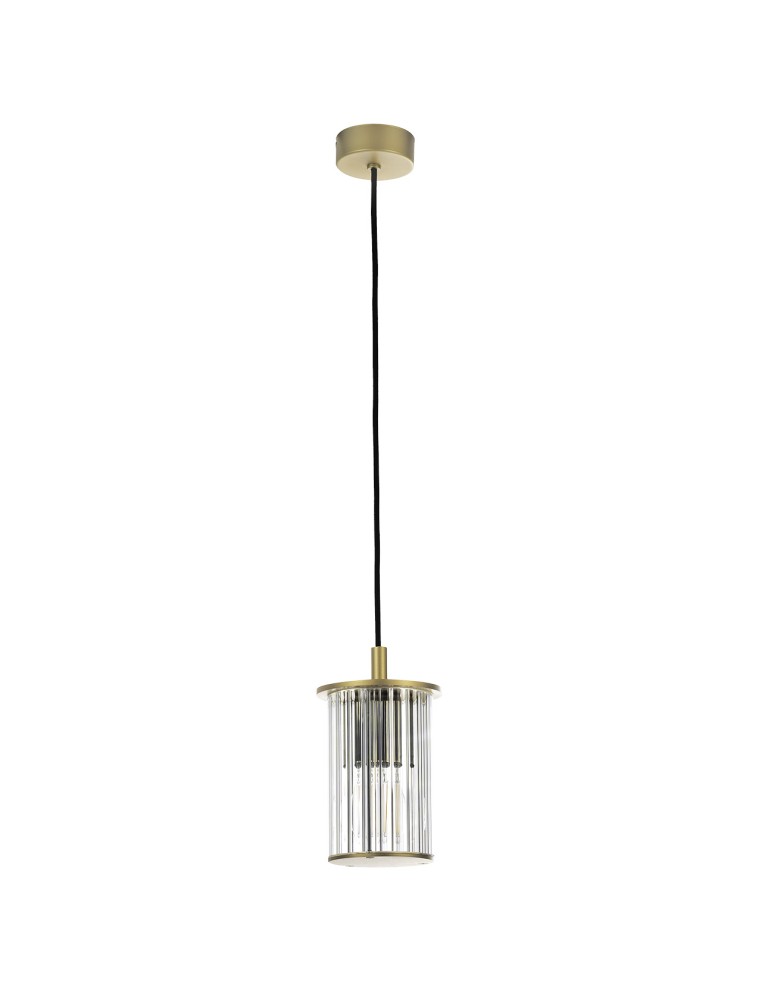 Outdoor pendant lamps - Argon NORFOLK 8755 garden pendant lamp 1 fl., gold + transparent E27 (light source not included) / 230V aluminum - product kolory-swiatla.pl 2