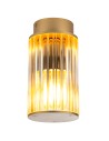 Argon NORFOLK 8774 plafond 1 fl., gold + transparent E27 (light source not included) / 230V lacquered aluminum, glass