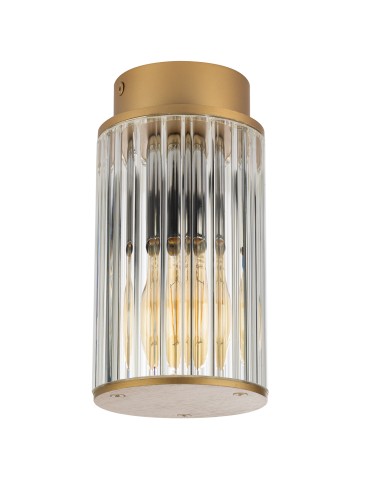Argon NORFOLK 8774 plafond 1 fl., gold + transparent E27 (light source not included) / 230V lacquered aluminum, glass - product 2