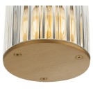 Outdoor ceiling lamps - Argon NORFOLK 8774 plafond 1 fl., gold + transparent E27 (light source not included) / 230V lacquered aluminum, glass - product 4