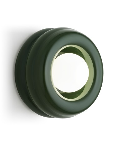 Argon TEVO 8810 wall lamp 1 pł., bottle green, opal mat G9 (light source not included) / 230V glass