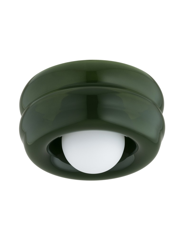 Designer wall lamps - Argon TEVO 8810 wall lamp 1 pł., bottle green, opal mat G9 (light source not included) / 230V glass - product kolory-swiatla.pl 2