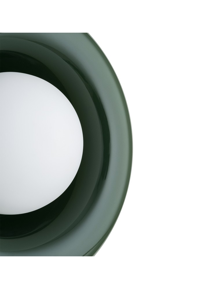 Designer wall lamps - Argon TEVO 8810 wall lamp 1 pł., bottle green, opal mat G9 (light source not included) / 230V glass - product kolory-swiatla.pl 4