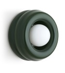 Designer wall lamps - Argon TEVO 8810 wall lamp 1 pł., bottle green, opal mat G9 (light source not included) / 230V glass - product 5