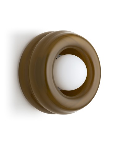 Argon TEVO 8811 wall lamp 1 pł., opaque amber, opal matt G9 (light source not included) / 230V glass - product 2