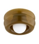 Designer wall lamps - Argon TEVO 8811 wall lamp 1 pł., opaque amber, opal matt G9 (light source not included) / 230V glass - product 3