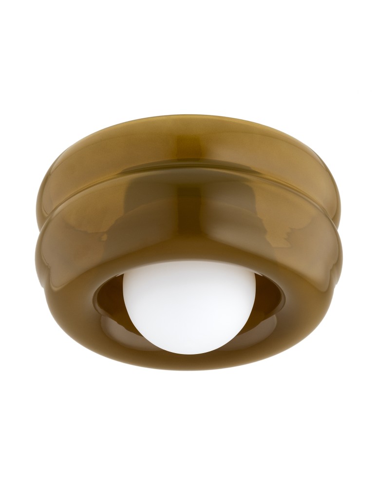 Designer wall lamps - Argon TEVO 8811 wall lamp 1 pł., opaque amber, opal matt G9 (light source not included) / 230V glass - product kolory-swiatla.pl 3