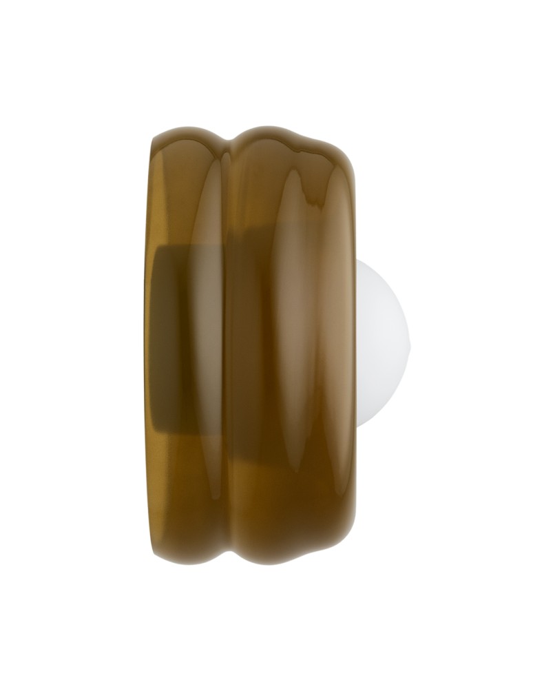 Designer wall lamps - Argon TEVO 8811 wall lamp 1 pł., opaque amber, opal matt G9 (light source not included) / 230V glass - product kolory-swiatla.pl 4