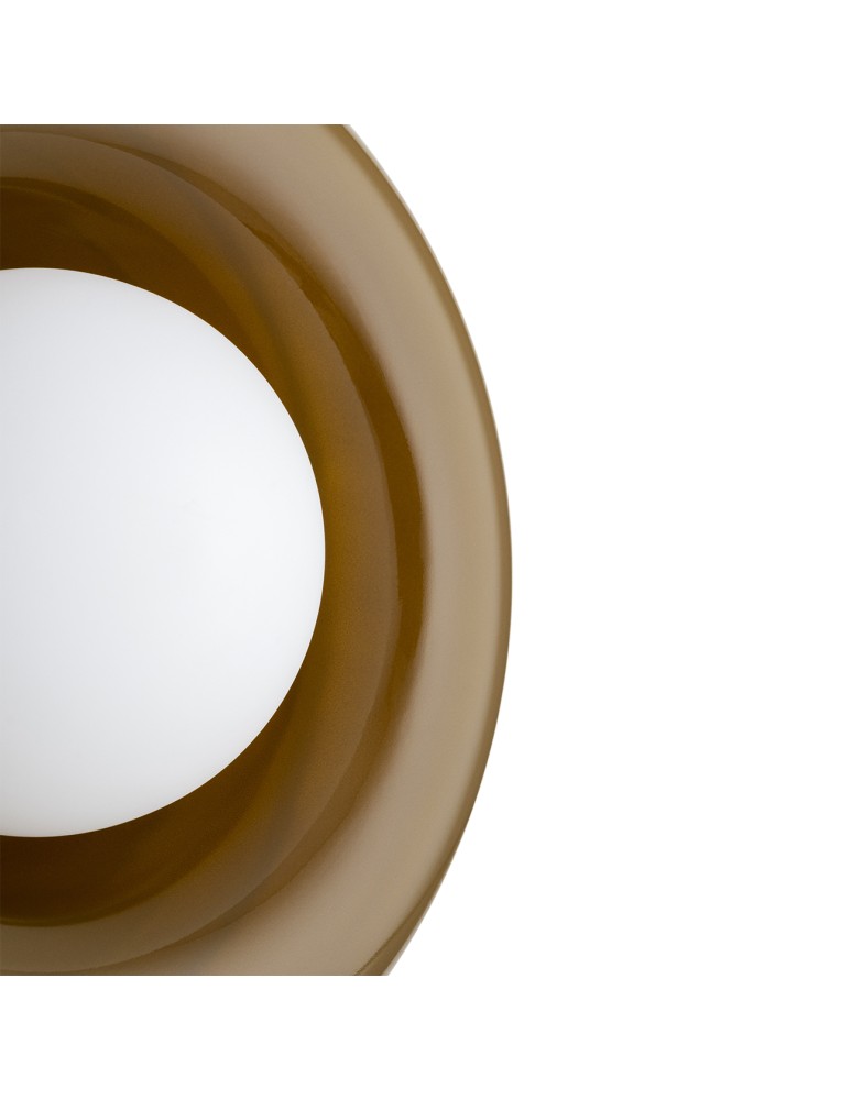 Designer wall lamps - Argon TEVO 8811 wall lamp 1 pł., opaque amber, opal matt G9 (light source not included) / 230V glass - product kolory-swiatla.pl 5