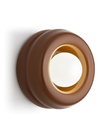 Argon TEVO 8812 wall lamp 1 fl., terracotta, opal mat G9 (light source not included) / 230V glass