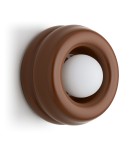 Designer wall lamps - Argon TEVO 8812 wall lamp 1 fl., terracotta, opal mat G9 (light source not included) / 230V glass - product 3