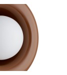 Designer wall lamps - Argon TEVO 8812 wall lamp 1 fl., terracotta, opal mat G9 (light source not included) / 230V glass - product 4