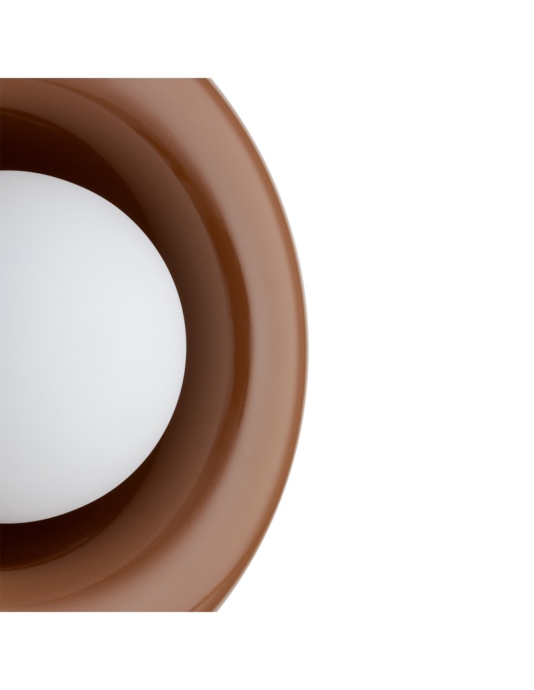 Designer wall lamps - Argon TEVO 8812 wall lamp 1 fl., terracotta, opal mat G9 (light source not included) / 230V glass - product kolory-swiatla.pl 4