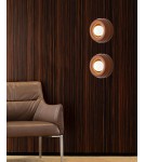 Designer wall lamps - Argon TEVO 8812 wall lamp 1 fl., terracotta, opal mat G9 (light source not included) / 230V glass - product 5