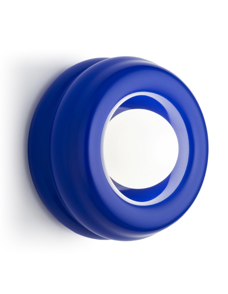 Designer wall lamps - Argon TEVO 8813 wall lamp 1 pł., cobalt, opal mat G9 (light source not included) / 230V glass - product kolory-swiatla.pl 1