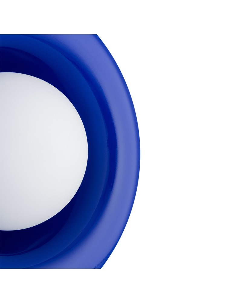 Designer wall lamps - Argon TEVO 8813 wall lamp 1 pł., cobalt, opal mat G9 (light source not included) / 230V glass - product kolory-swiatla.pl 4