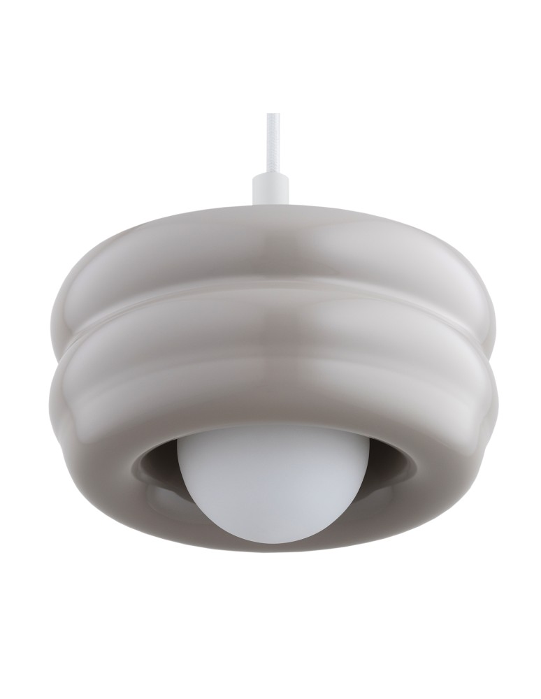 Single pendant lamps - Argon TEVO 8814 1-light pendant lamp, sand cashmere, opal mat G9 (light source not included) / 230V glass, lacquered steel - product kolory-swiatla.pl 2