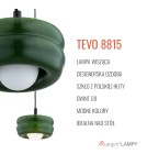 Single pendant lamps - Argon TEVO 8815 1-fl. pendant lamp, bottle green, opal mat G9 (light source not included) / 230V glass, laki steel - product 5