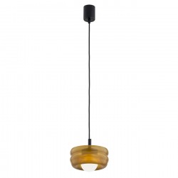 Argon TEVO 8816 lampa wisząca 1 pł., bursztyn kryjący, opal mat G9 (nie zawiera źródła światła) / 230V szkło, stal laki
