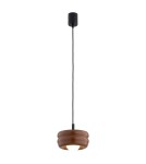 Single pendant lamps - Argon TEVO 8817 1-fl. pendant lamp, terracotta, opal mat G9 (light source not included) / 230V glass, lacquered steel - product 1