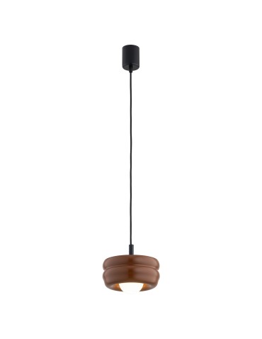Argon TEVO 8817 1-fl. pendant lamp, terracotta, opal mat G9 (light source not included) / 230V glass, lacquered steel