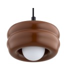 Single pendant lamps - Argon TEVO 8817 1-fl. pendant lamp, terracotta, opal mat G9 (light source not included) / 230V glass, lacquered steel - product 2