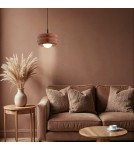 Single pendant lamps - Argon TEVO 8817 1-fl. pendant lamp, terracotta, opal mat G9 (light source not included) / 230V glass, lacquered steel - product 3