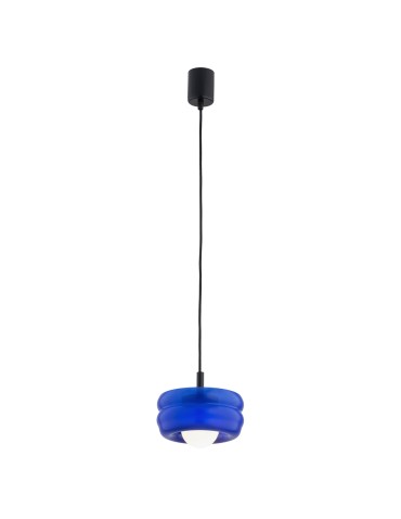 Argon TEVO 8818 1 pł. pendant lamp, cobalt, opal mat G9 (light source not included) / 230V glass, lacquered steel