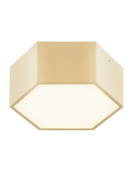 Argon LIBERO 8808 plafon LED, złoty LED (zintegrowany) 230V / 1150 lm / 3000 K stal lakierowana, szkło