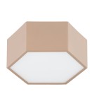 Geometric ceiling lamps - Argon LIBERO 8782 LED plafond, juicy peach / reach peach LED (integrated) 230V / 1150 lm / 3000 K lacquered steel, grey - product 2