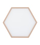 Geometric ceiling lamps - Argon LIBERO 8782 LED plafond, juicy peach / reach peach LED (integrated) 230V / 1150 lm / 3000 K lacquered steel, grey - product 5