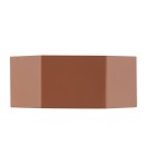 Geometric ceiling lamps - Argon LIBERO 8783 LED plafond, terracotta LED (integrated) 230V / 1150 lm / 3000 K lacquered steel, glass - product 3